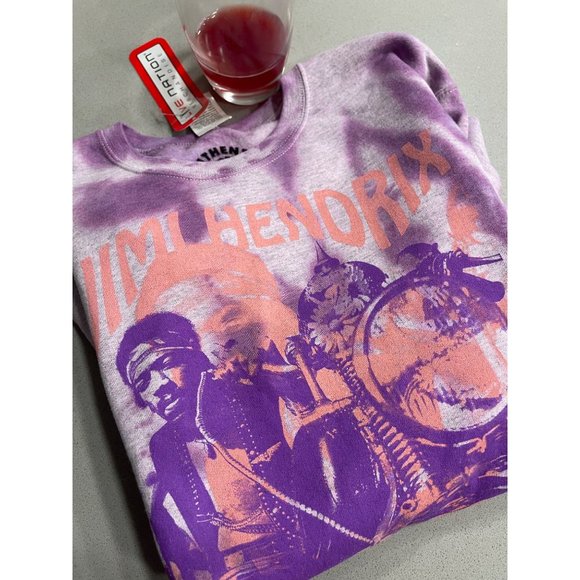 NWT Live Nation Jimi Hendrix Pull Over Sz S - Picture 3 of 11